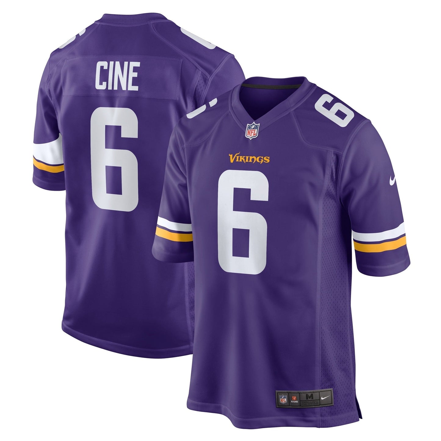 Men's Nike Lewis Cine Purple Minnesota Vikings Game Player Jersey