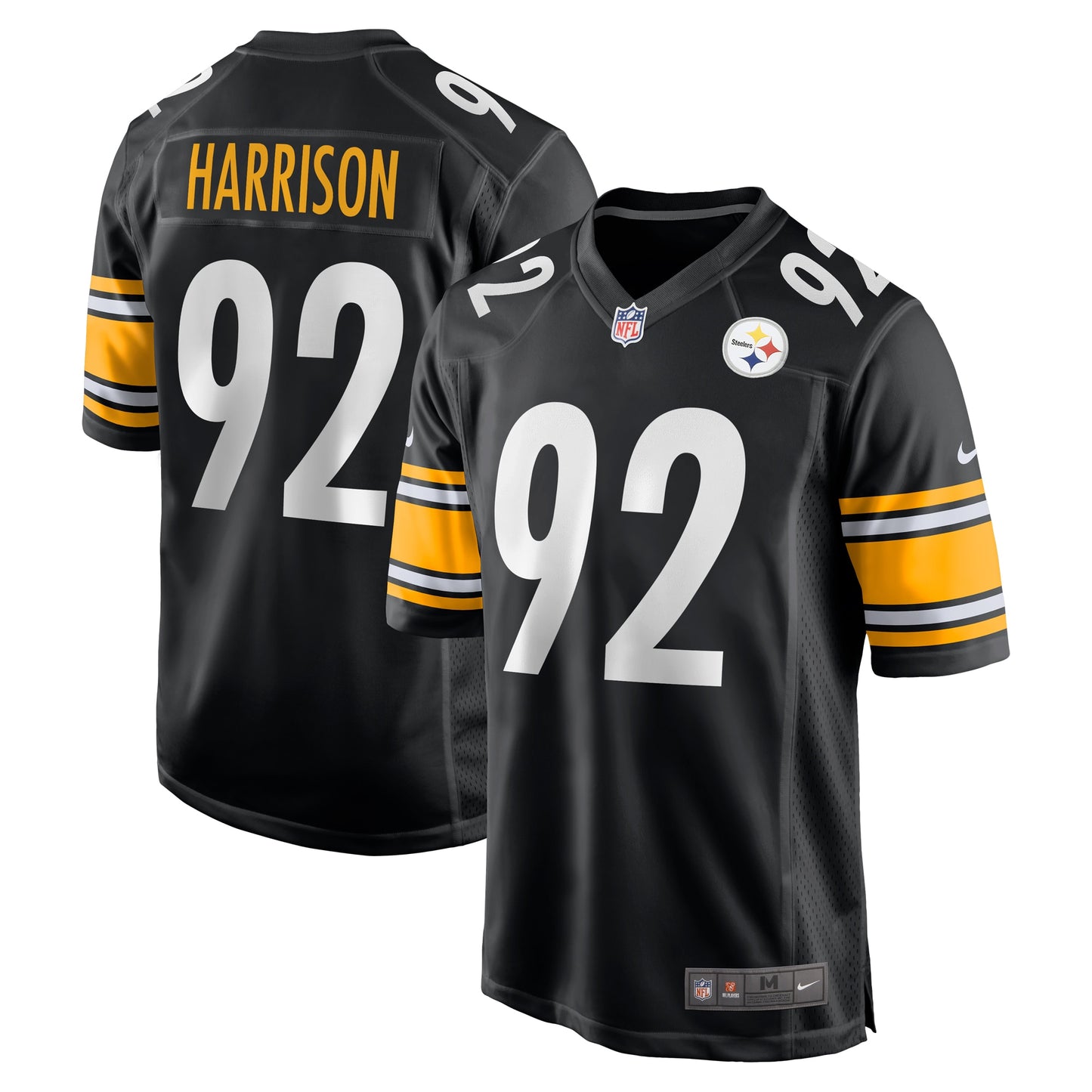 James Harrison Pittsburgh Steelers Nike Retired Game Jersey - Black