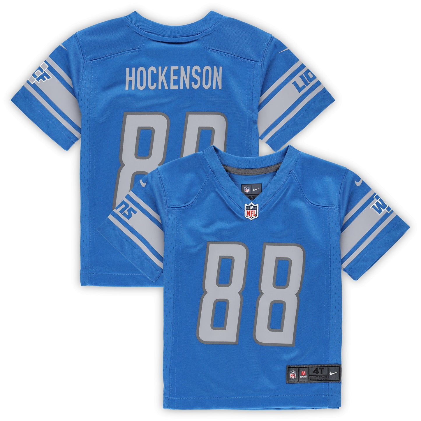 T.J. Hockenson Detroit Lions Nike Toddler Game Jersey - Blue