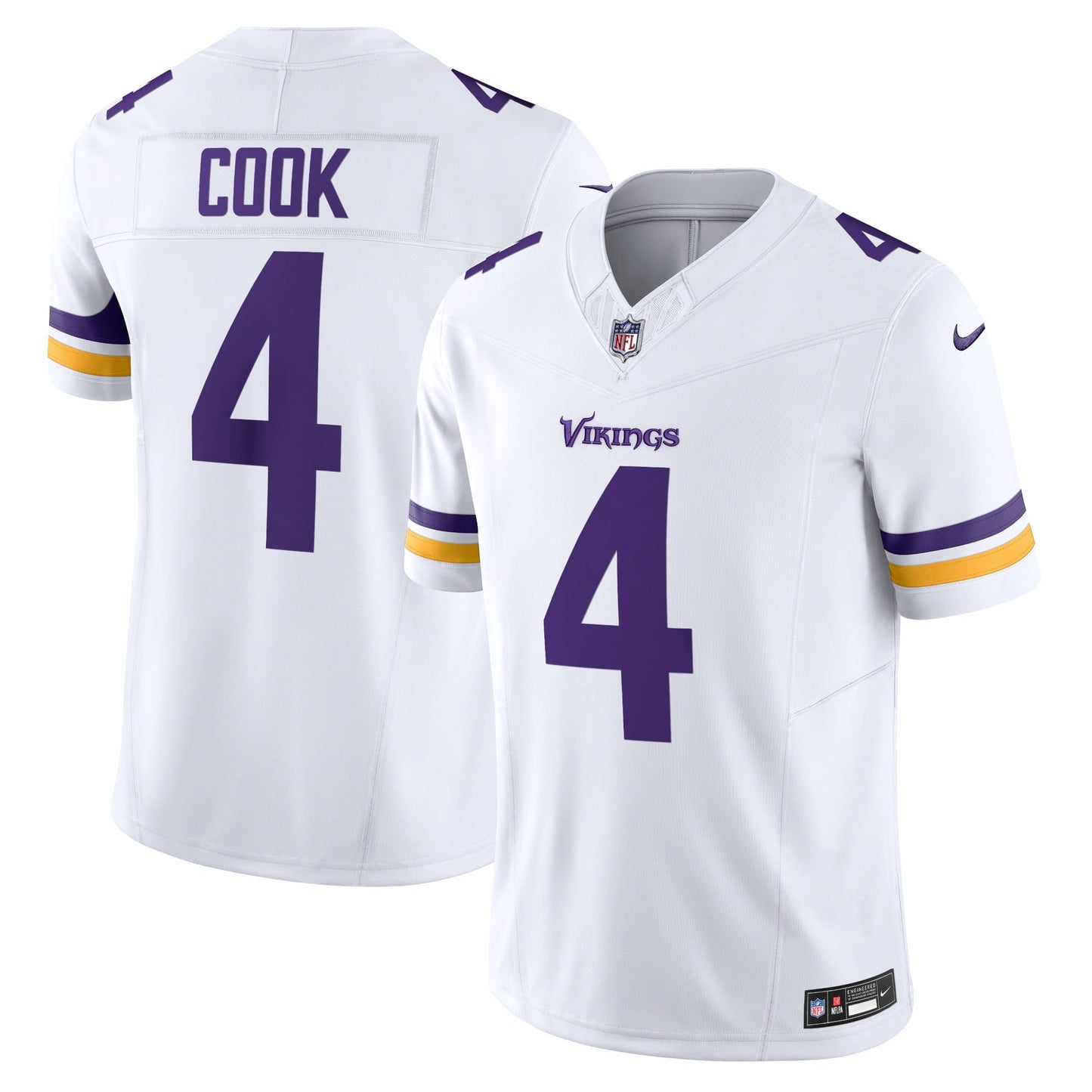 Men's Nike Dalvin Cook White Minnesota Vikings Vapor F.U.S.E. Limited Jersey