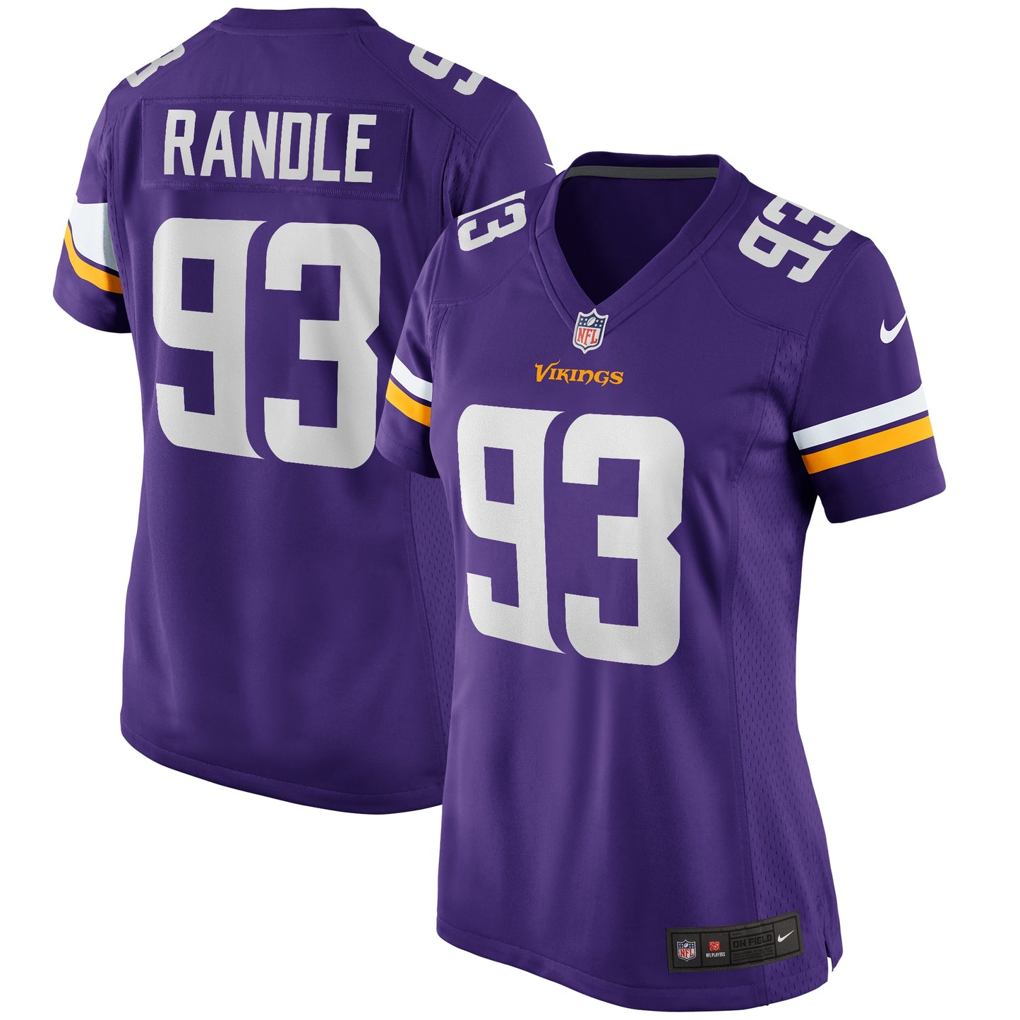 John Randle Minnesota Vikings Nike Women's Game Retired Player Jersey - Purple