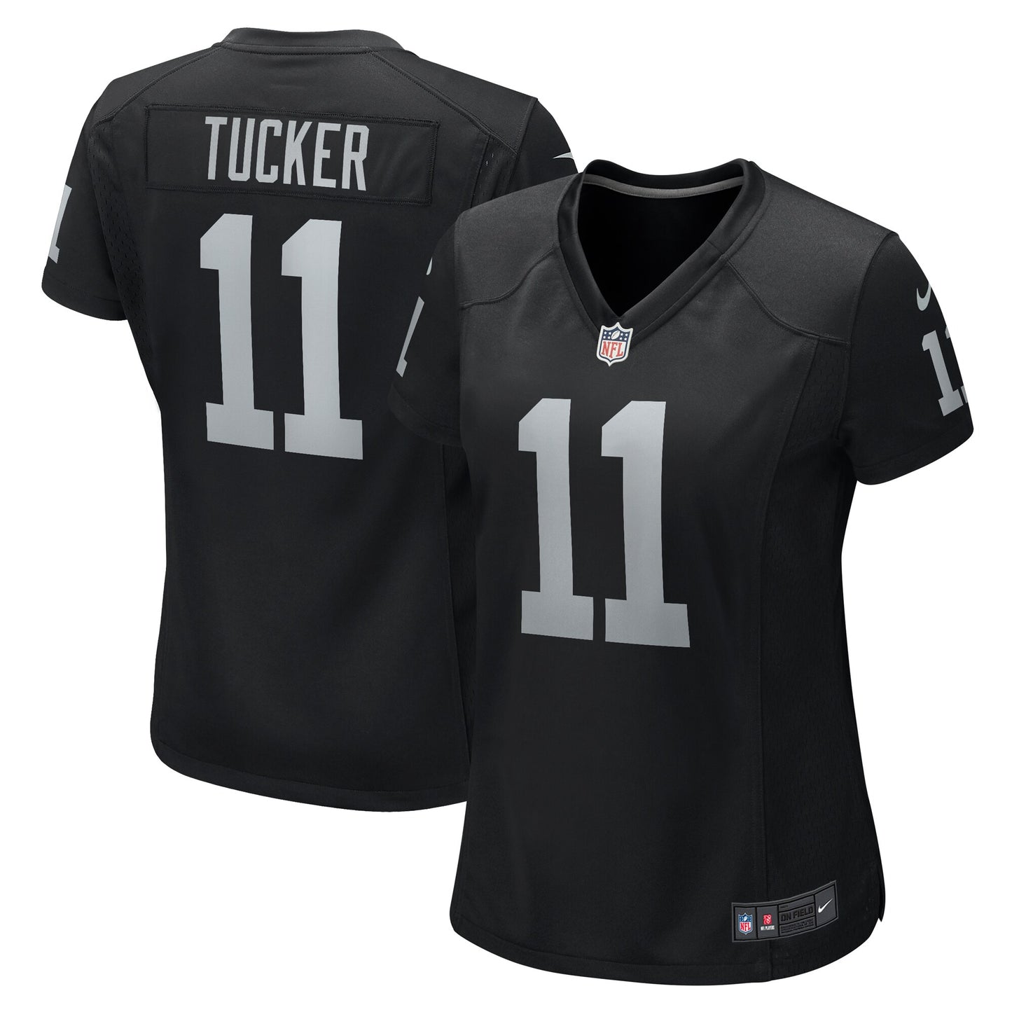 Tre Tucker Las Vegas Raiders Nike Women's Team Game Jersey -  Black