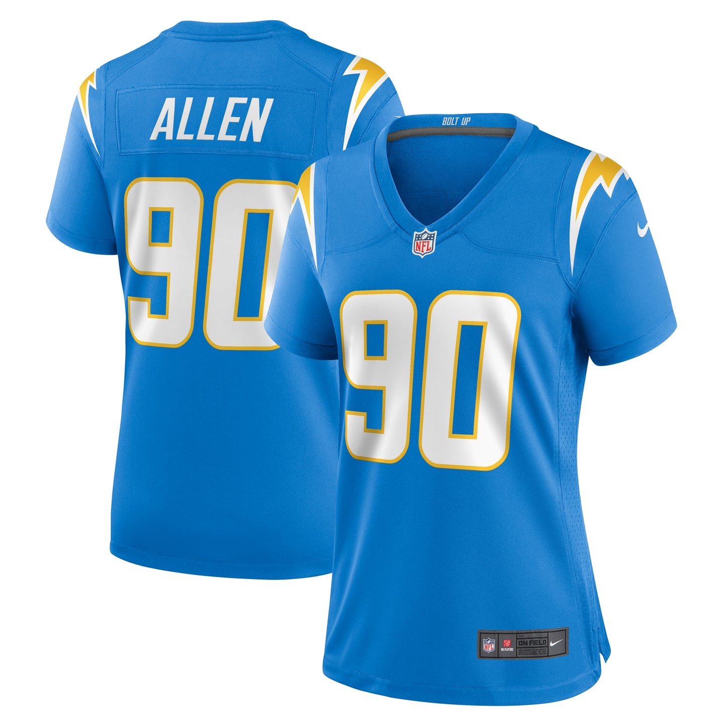 Brevin Allen Los Angeles Chargers Nike Women's Team Game Jersey -  Powder Blue