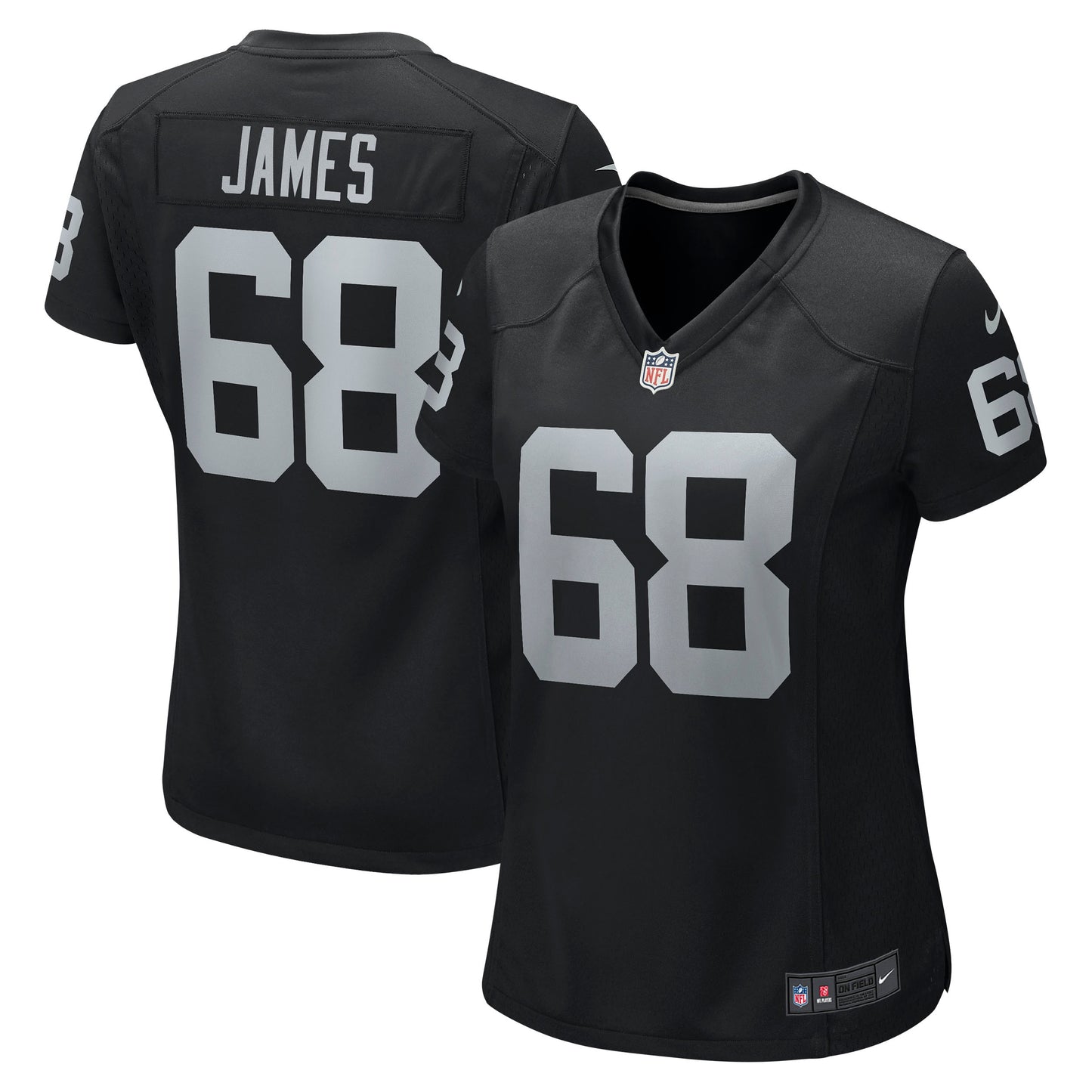 Andre James Las Vegas Raiders Nike Women's Game Jersey - Black