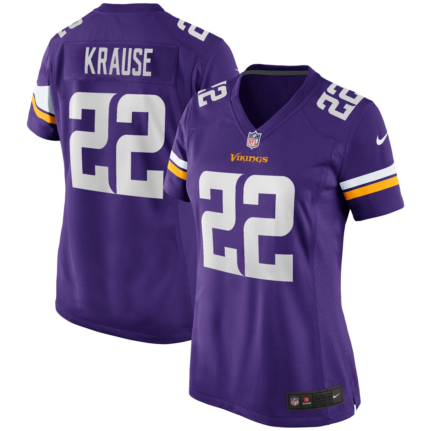 Paul Krause Minnesota Vikings Nike Women's Game Retired Player Jersey - Purple