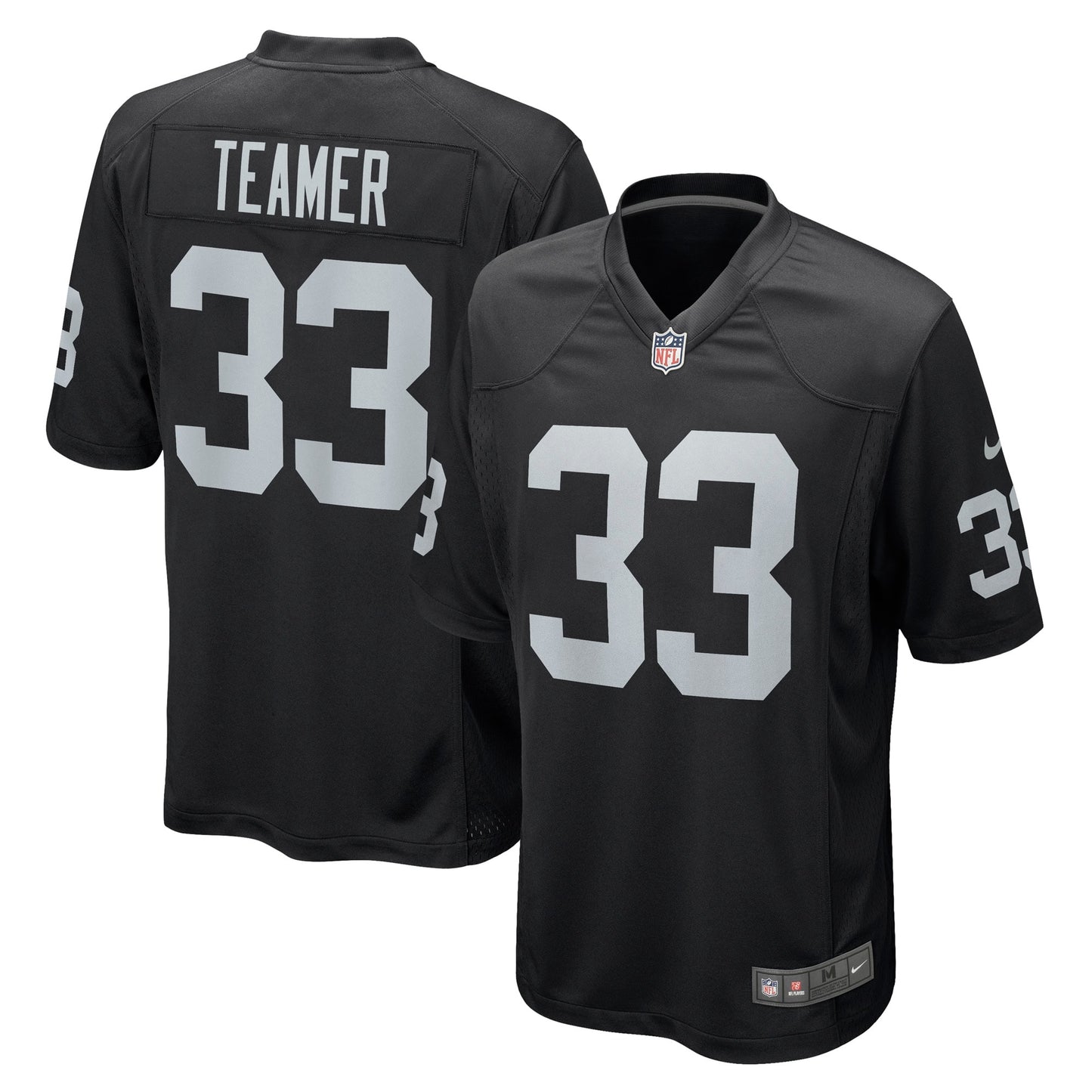 Roderic Teamer Las Vegas Raiders Nike Game Jersey - Black