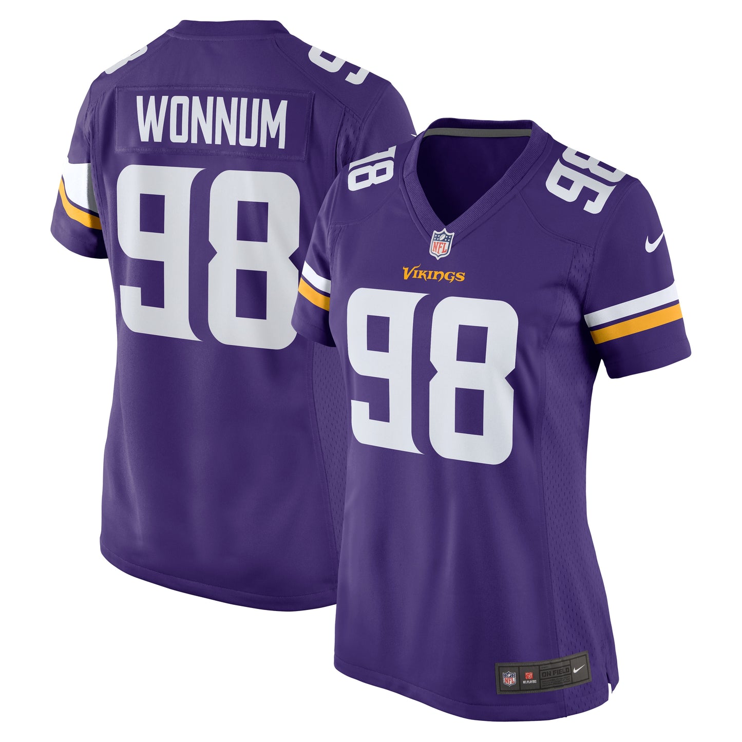 D.J. Wonnum Minnesota Vikings Nike Women's Team Game Jersey - Purple