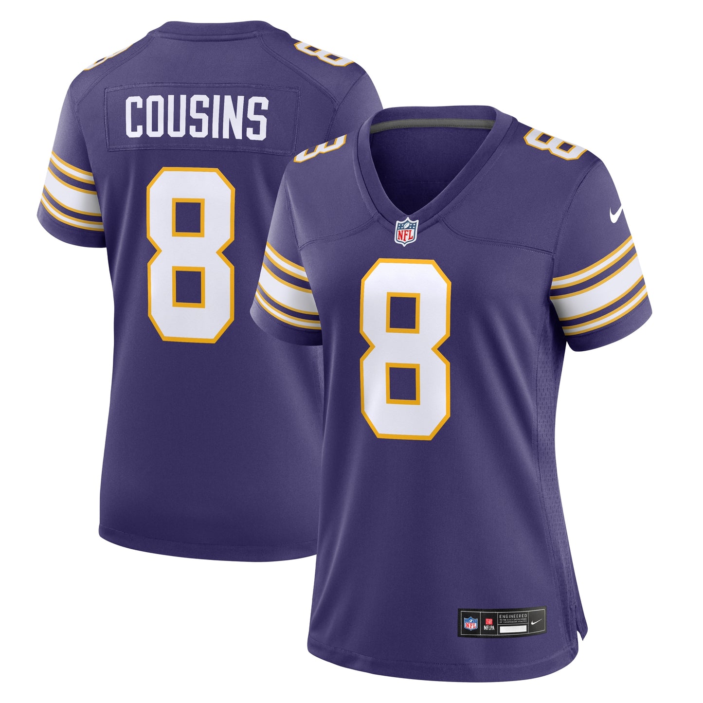 Kirk Cousins Minnesota Vikings Nike Women's Player Jersey - Purple