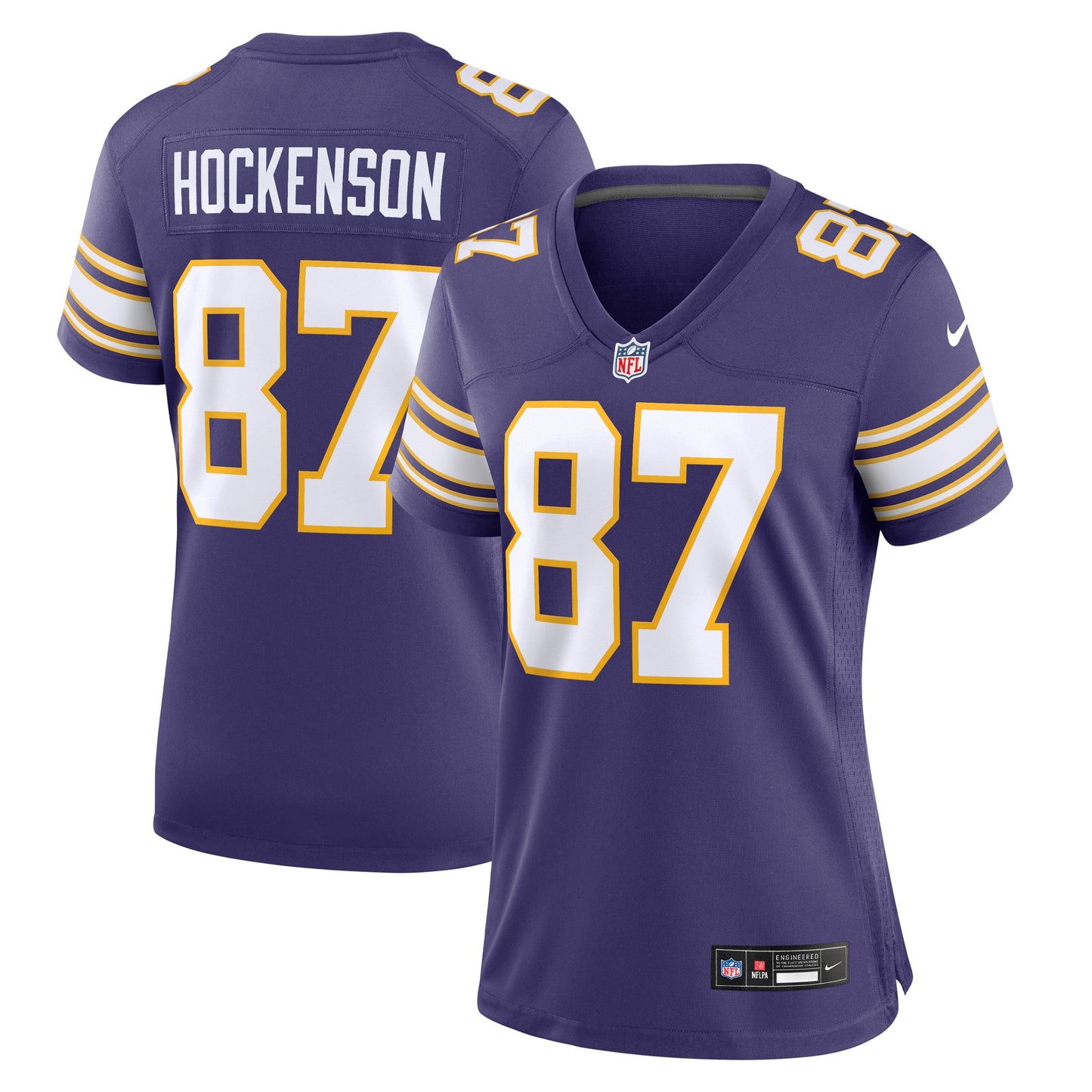 T.J. Hockenson Minnesota Vikings Nike Women's Player Jersey - Purple