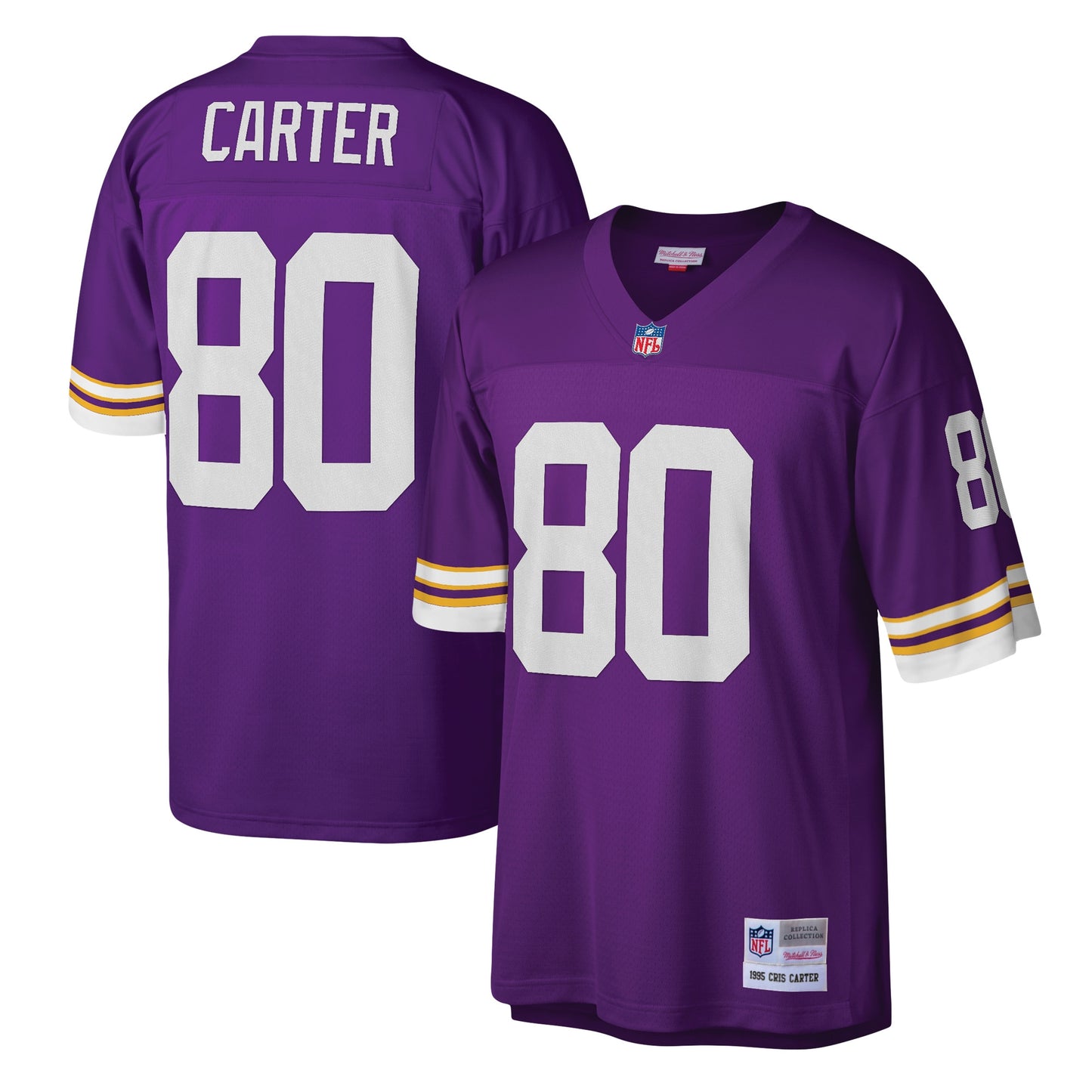 Cris Carter Minnesota Vikings Mitchell & Ness Legacy Replica Jersey - Purple