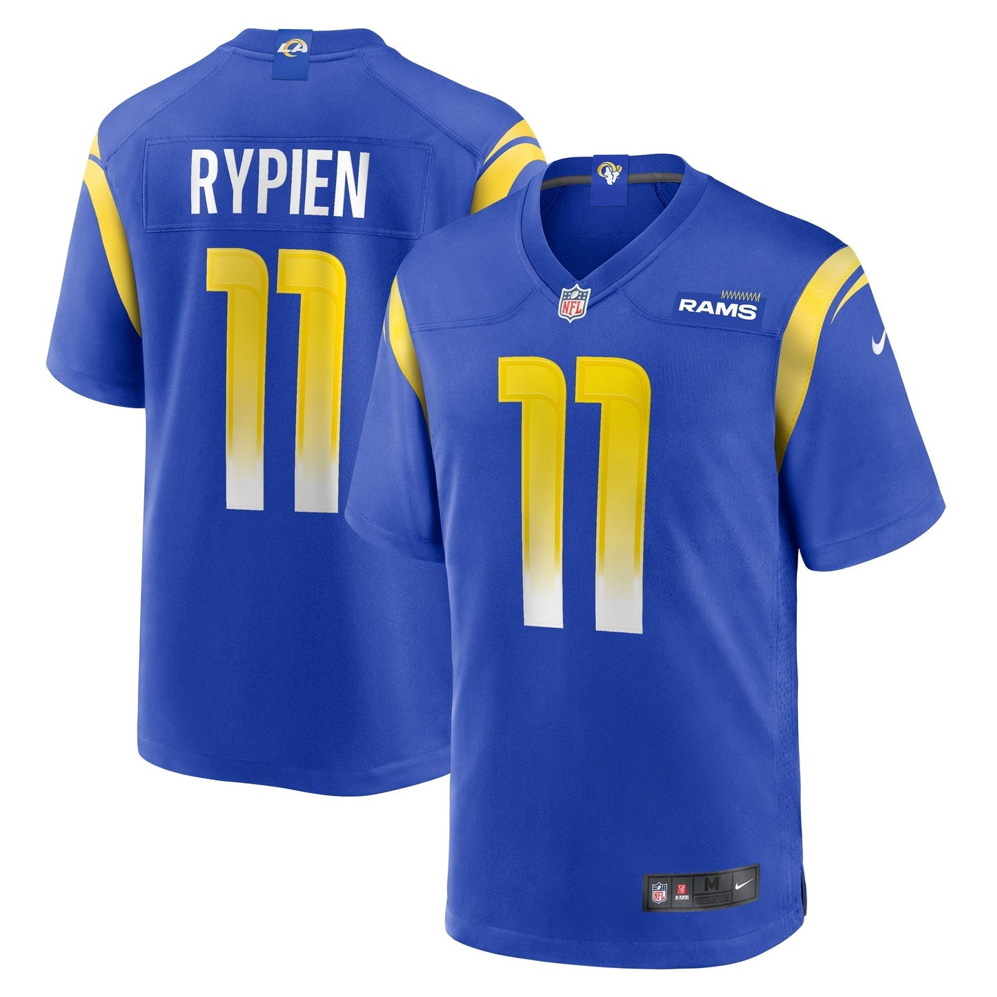 Men's Nike Brett Rypien Royal Los Angeles Rams Home Game Jersey