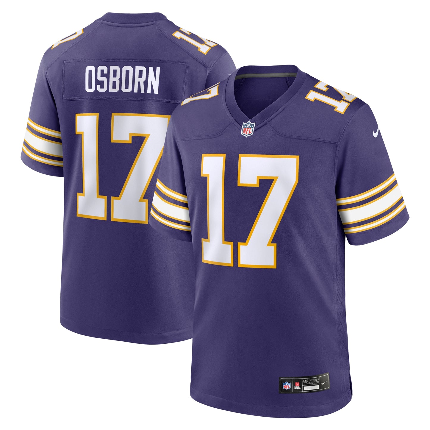 K.J. Osborn Minnesota Vikings Nike Classic Player Game Jersey - Purple