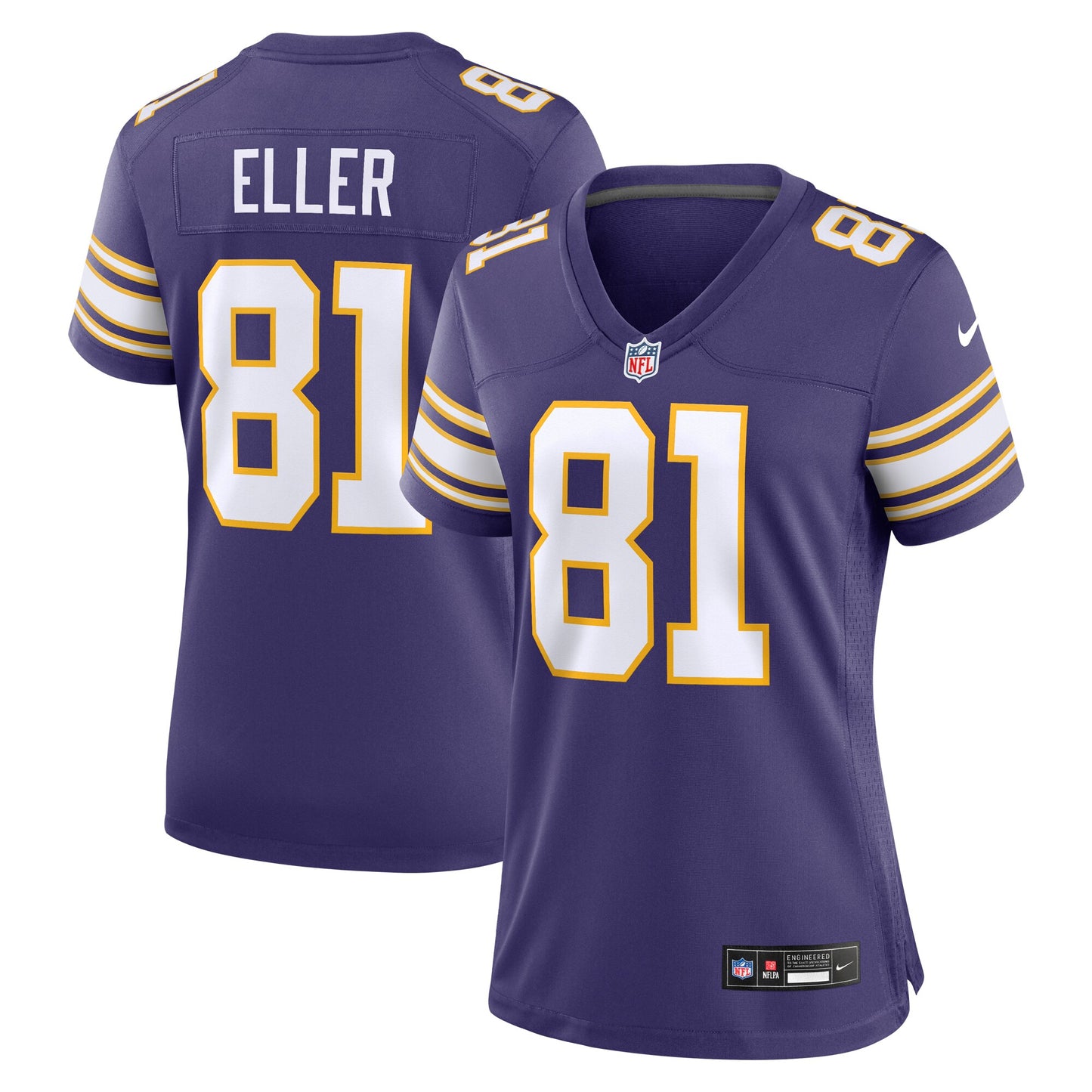 Carl Eller Minnesota Vikings Nike Women's Classic Retired Player Jersey - Purple