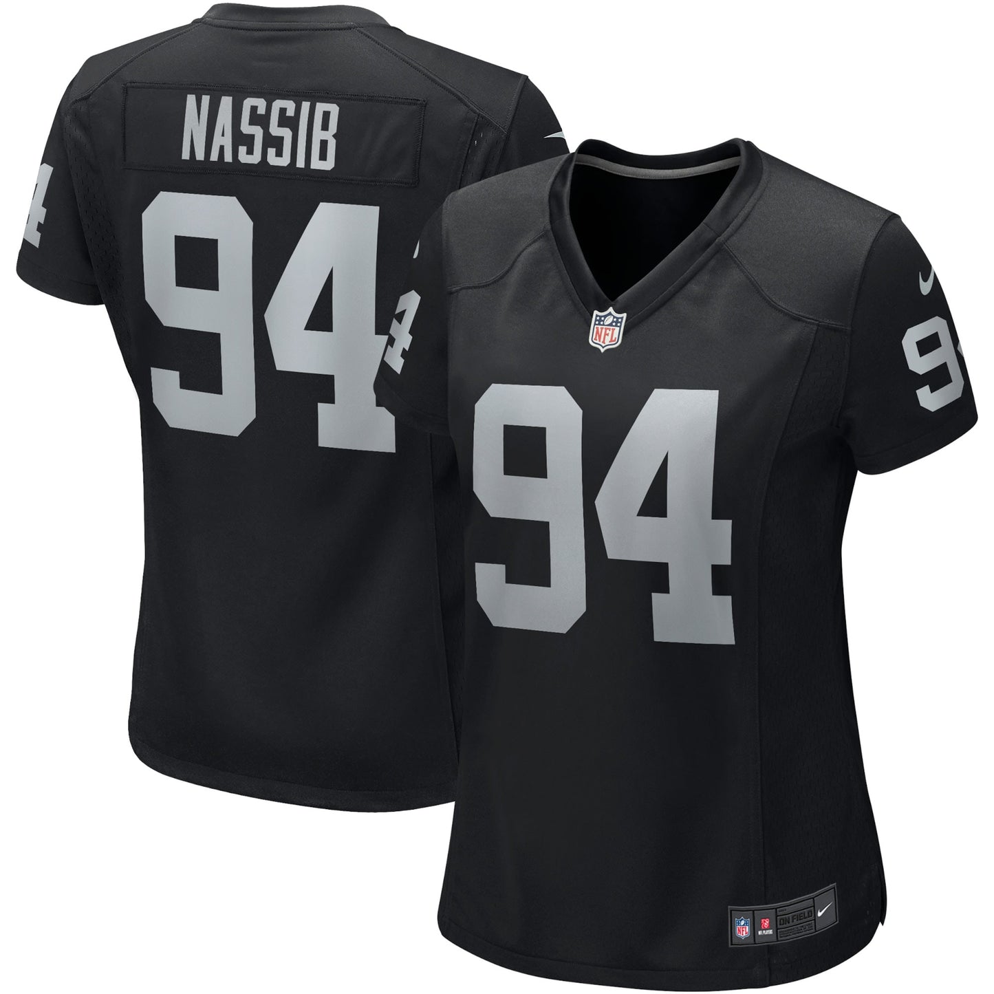Carl Nassib Las Vegas Raiders Nike Women's Player Game Jersey - Black