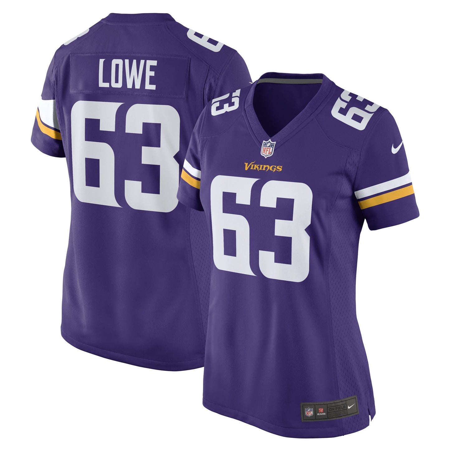 Vederian Lowe Minnesota Vikings Nike Women's Game Player Jersey - Purple