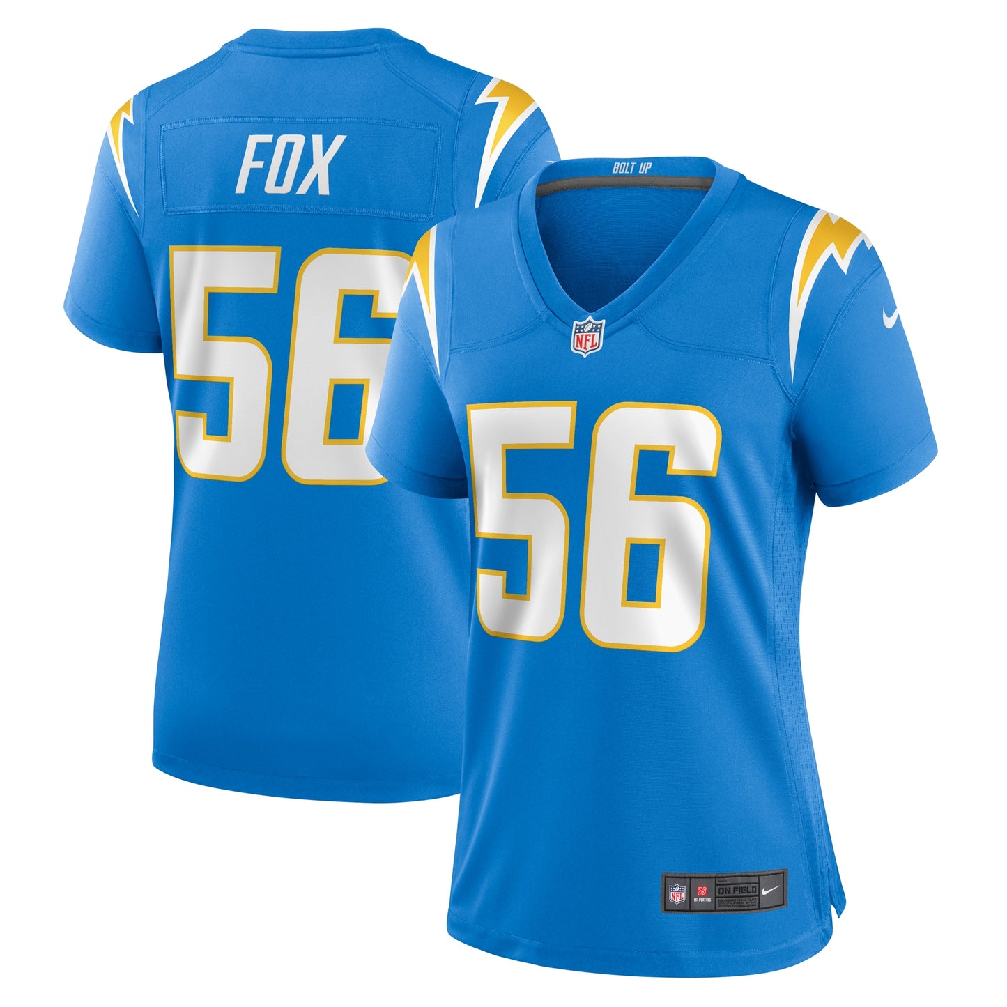 Morgan Fox Los Angeles Chargers Nike Women's Player Game Jersey - Powder Blue