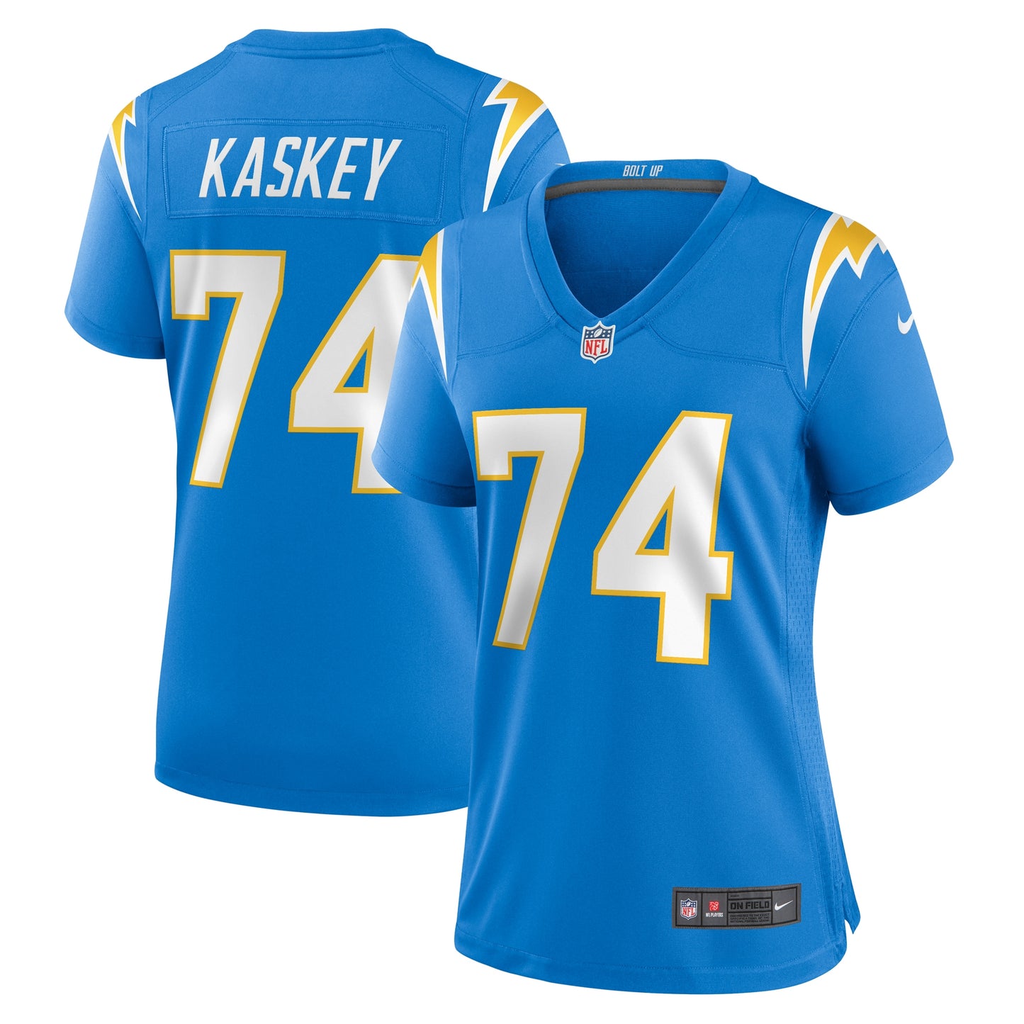 Matt Kaskey Los Angeles Chargers Nike Women's Team Game Jersey - Powder Blue